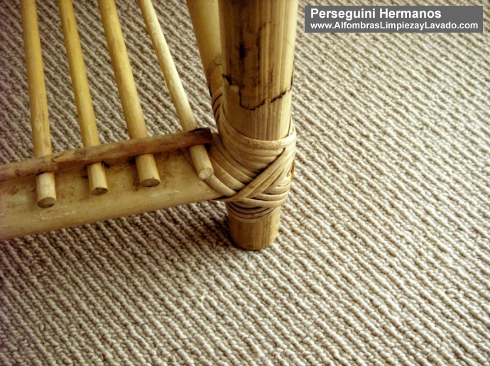 Desmanchado alfombra color claro